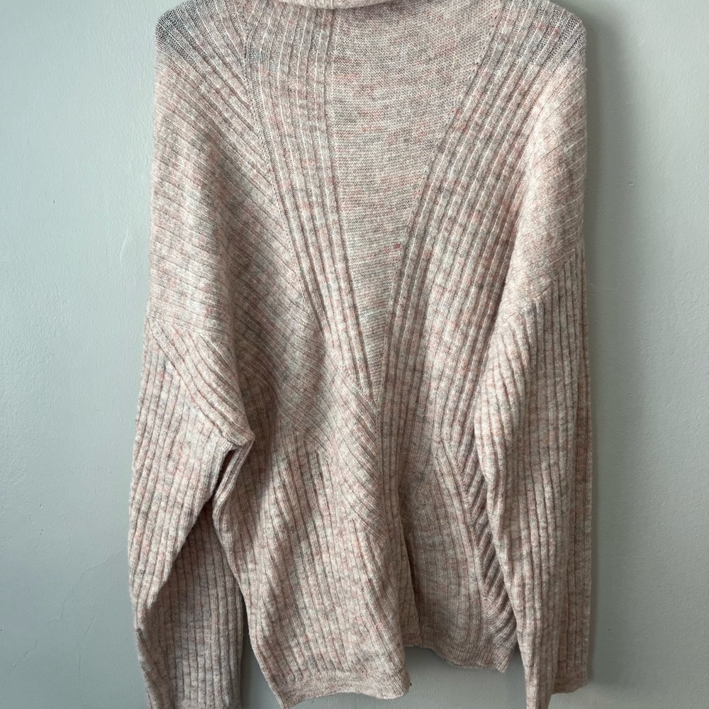 Cost Plus World Market Speckled Knit Turtleneck Sweater